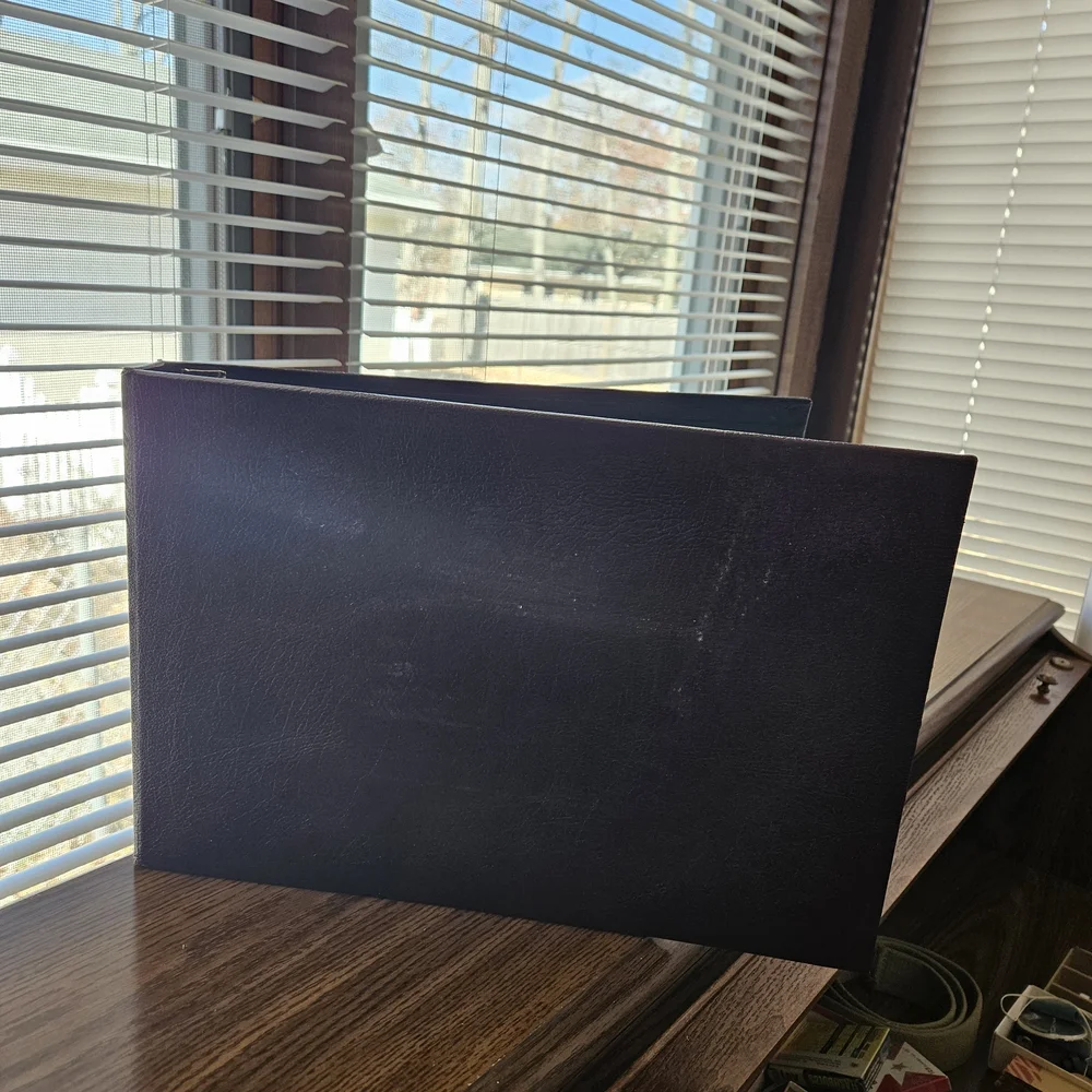 Elegant Black Office Binder